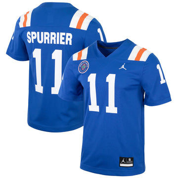 Steve Spurrier Jordan Brand Florida Gators royal Alternate jersey