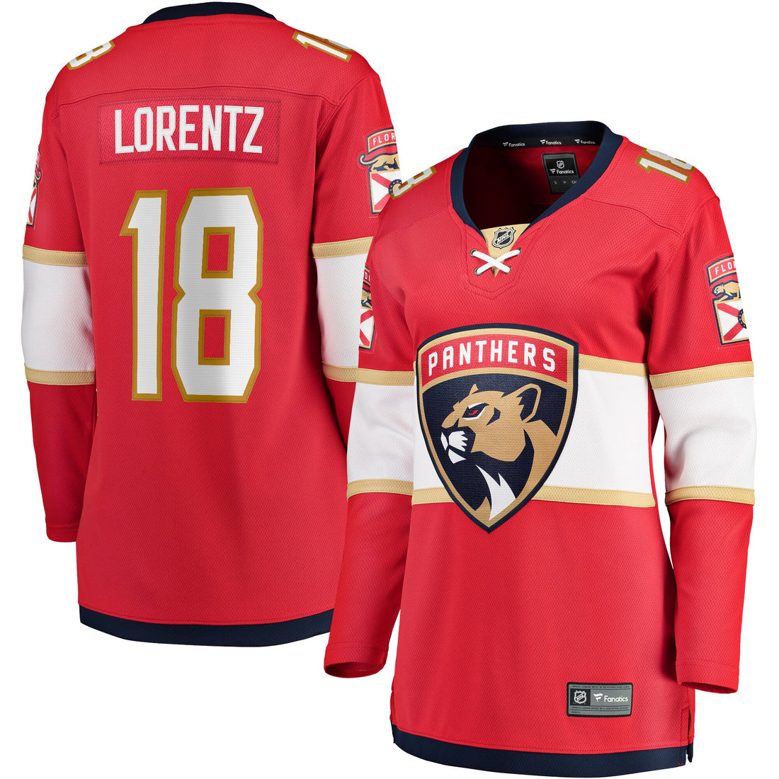 Steven Lorentz Florida Panthers red Home jersey