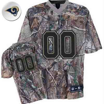 Custom Los Angeles Rams camo Camo jersey