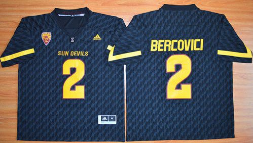 Mike Bercovici New Arizona State Sun Devils black jersey