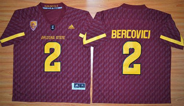 Mike Bercovici New Arizona State Sun Devils red jersey