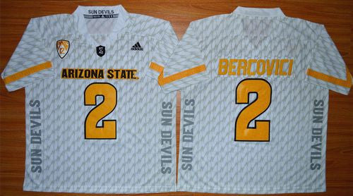 Mike Bercovici Arizona State Sun Devils white jersey