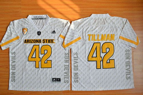 Pat Tillman New Arizona State Sun Devils white jersey