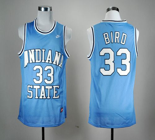 Larry Bird Indiana State Sycamores blue jersey