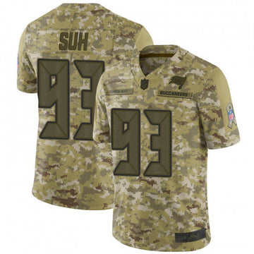 Ndamukong Suh Tampa Bay Buccaneers camo Salute To Service jersey