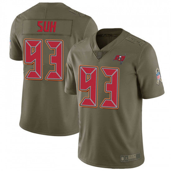 Ndamukong Suh Tampa Bay Buccaneers green Salute To Service jersey