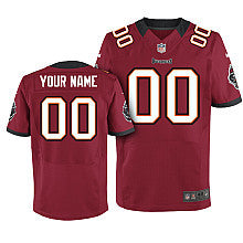 Custom Tampa Bay Buccaneers red Elite jersey