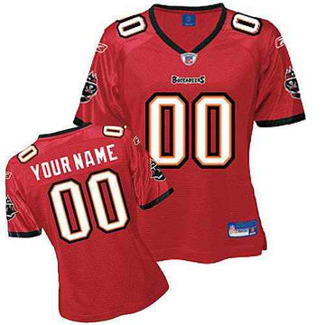 Custom Tampa Bay Buccaneers red jersey