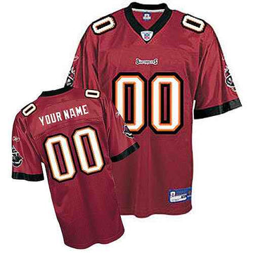 Custom Tampa Bay Buccaneers red jersey