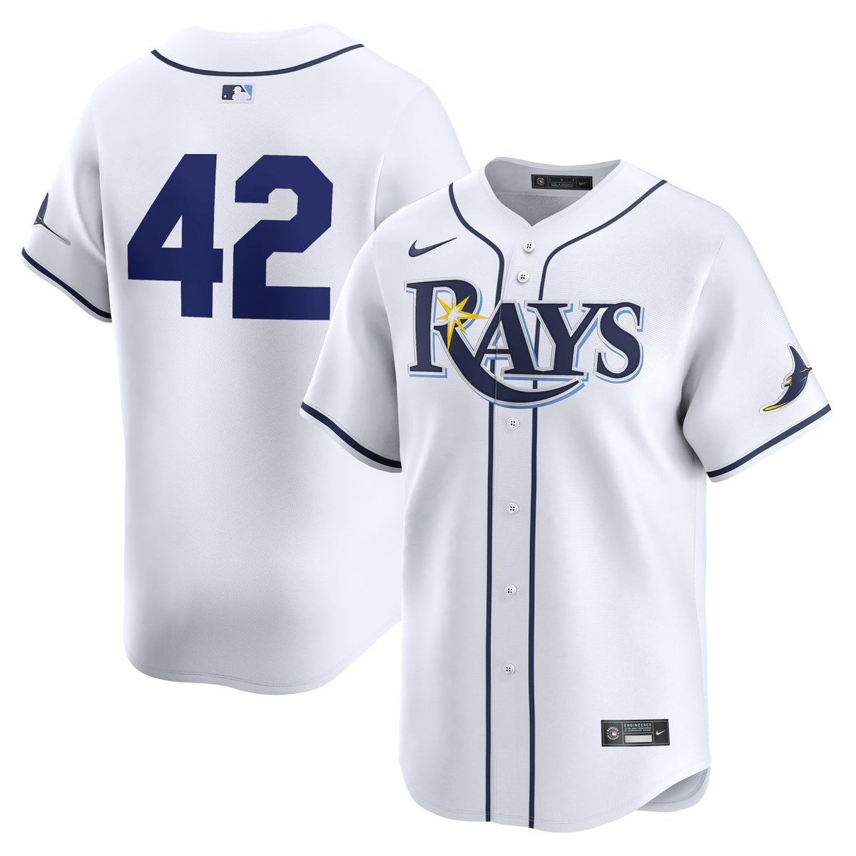 Tampa Bay Rays white Limited jersey