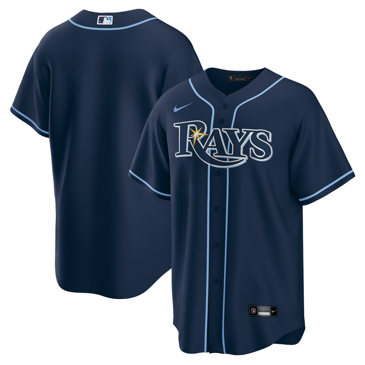 Tampa Bay Rays navy Alternate jersey