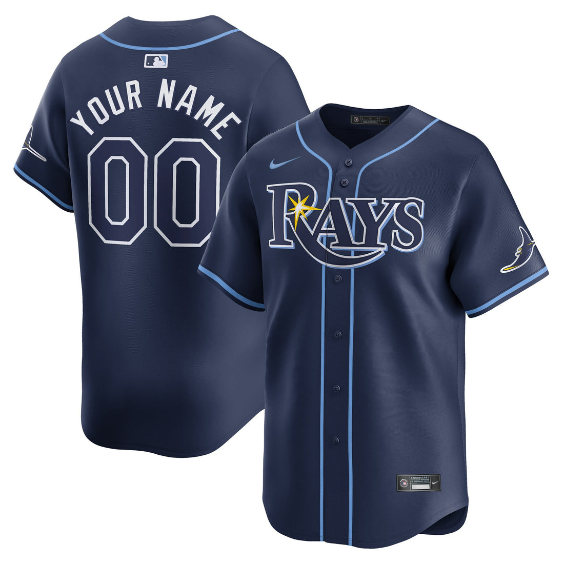 Tampa Bay Rays navy Limited jersey