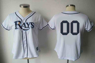 Custom Tampa Bay Rays white jersey
