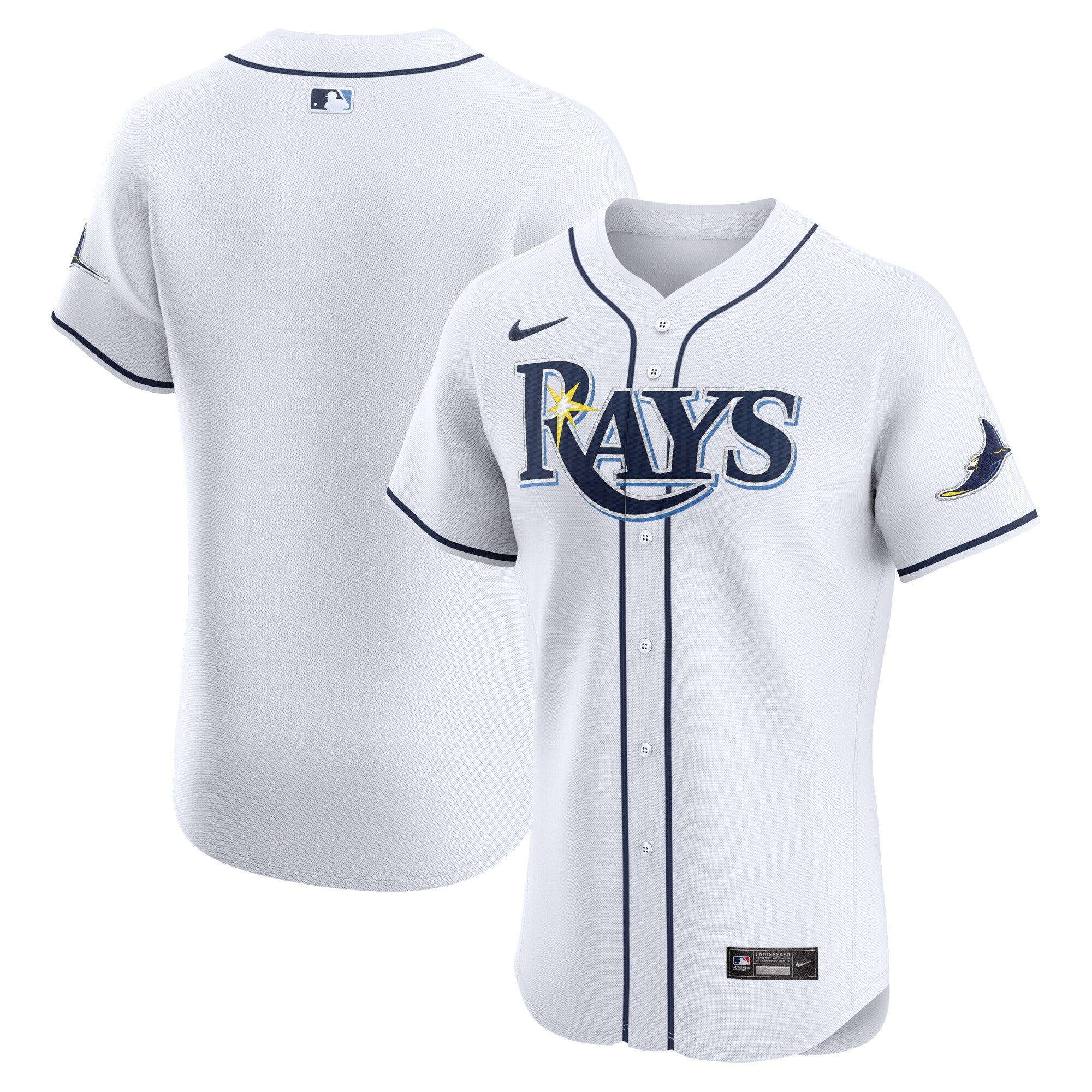 Tampa Bay Rays white Elite jersey