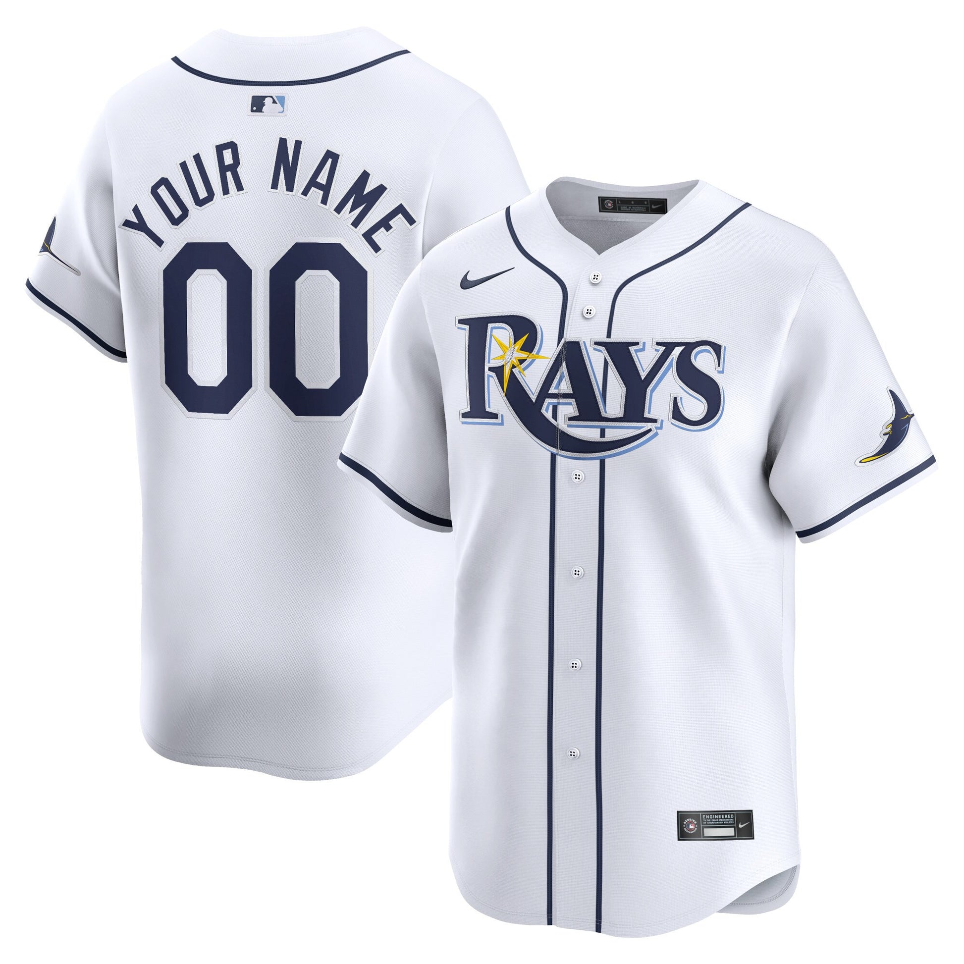 Tampa Bay Rays white Limited jersey