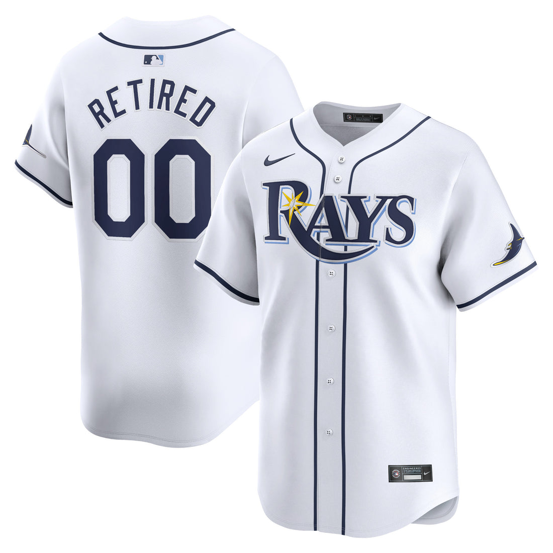 Tampa Bay Rays white Limited jersey