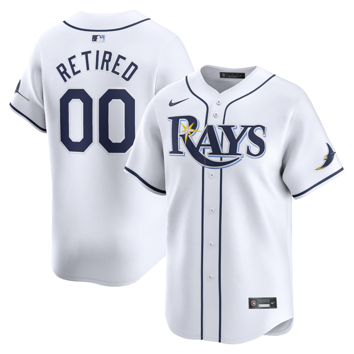 Tampa Bay Rays white Limited jersey