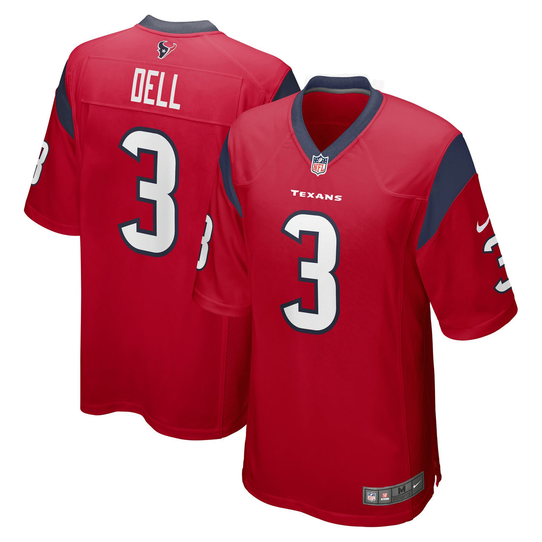 Tank Dell Houston Texans red Alternate jersey