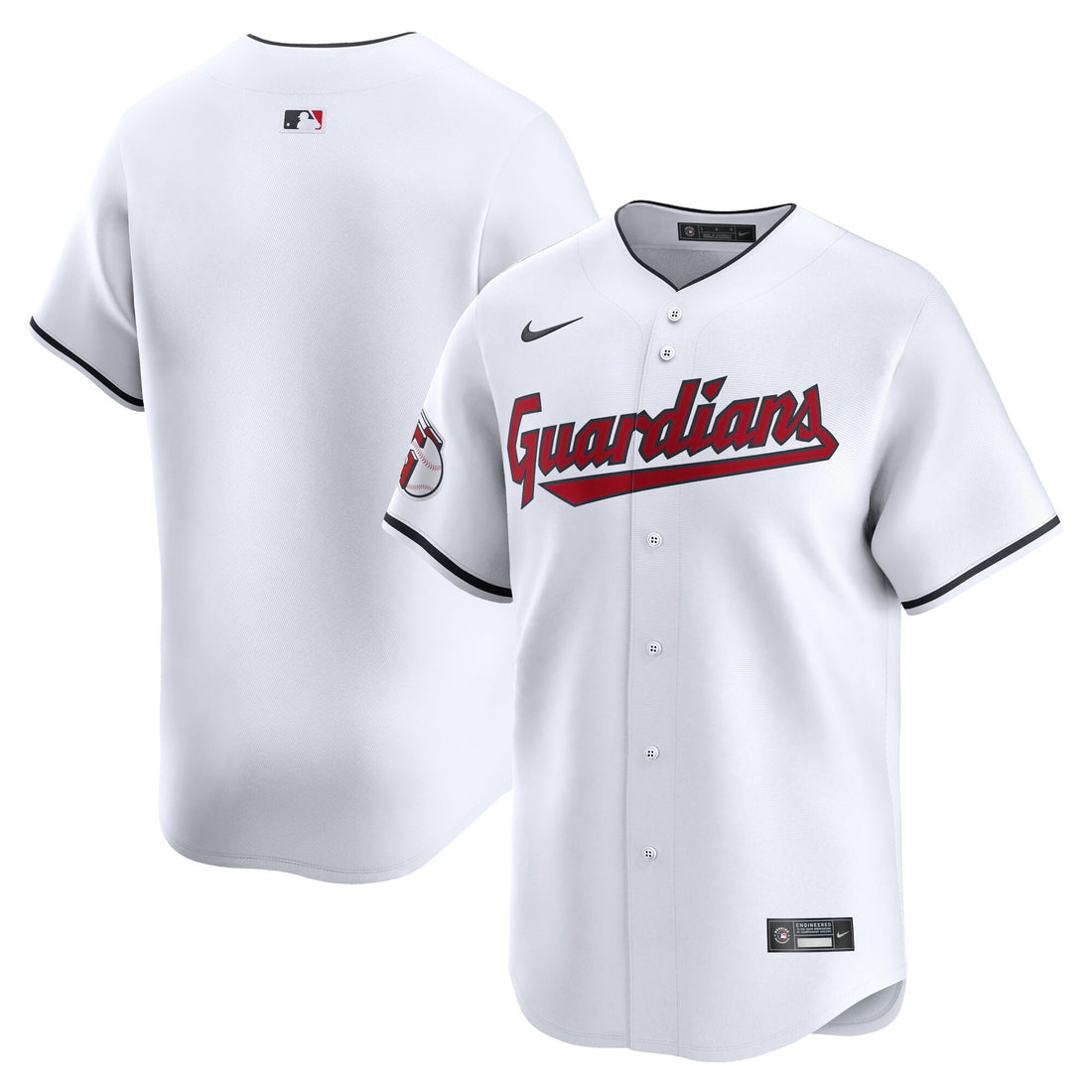Tanner Bibee Cleveland Guardians white Limited jersey