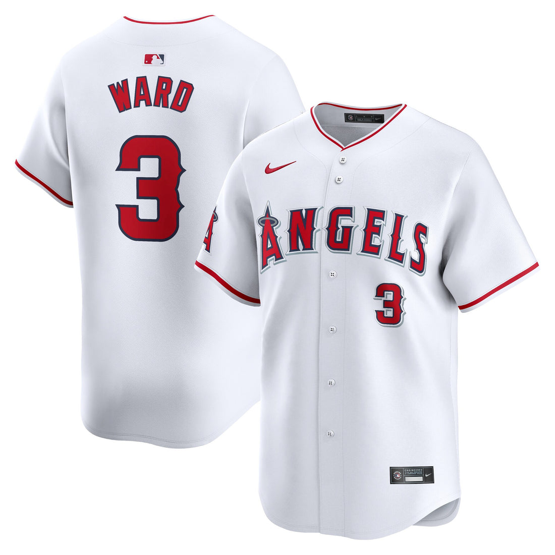 Taylor Ward Los Angeles Angels white Limited jersey