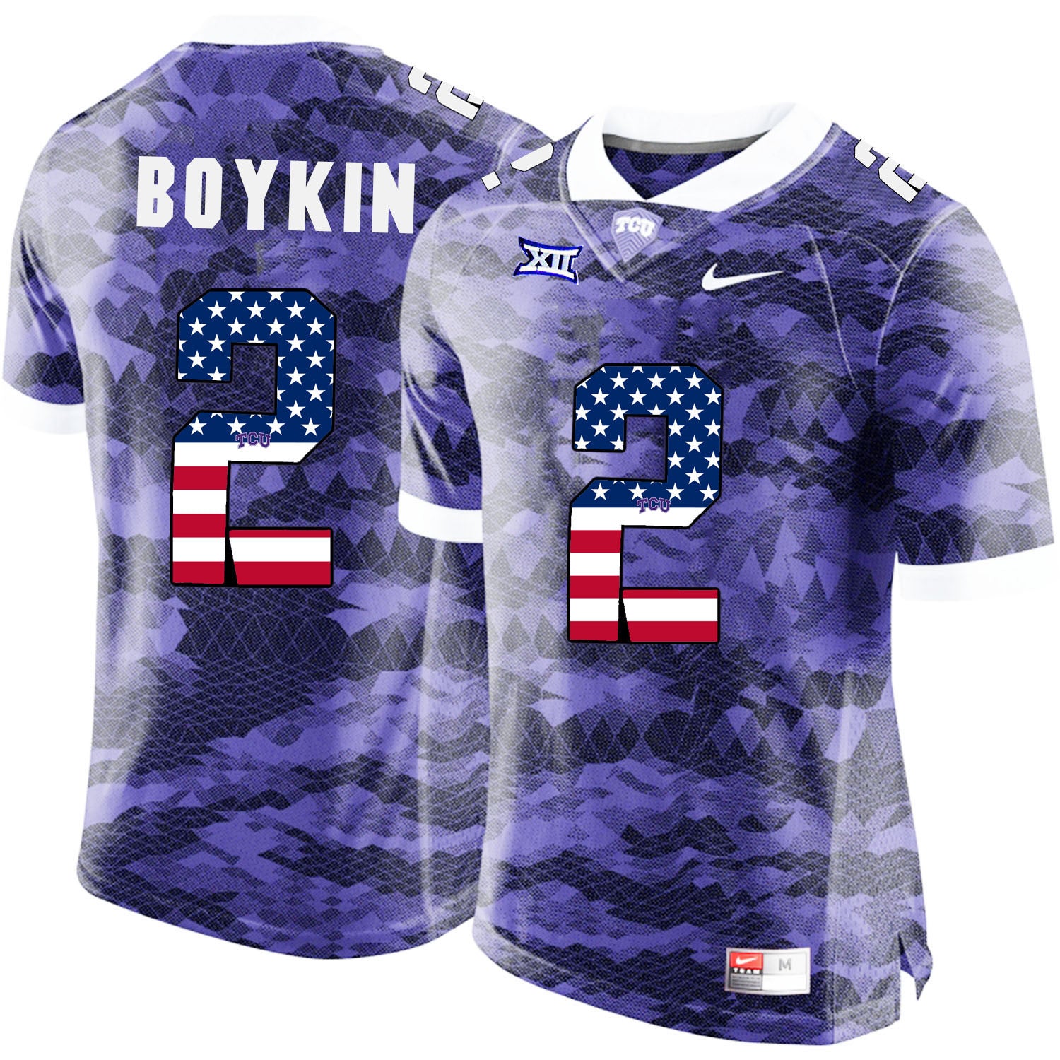 Trevone Boykin TCU Horned Frogs purple jersey