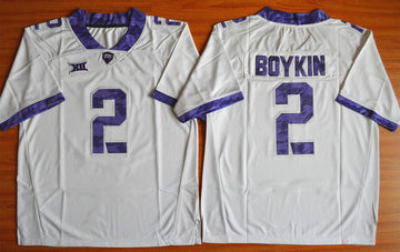 Trevone Boykin TCU Horned Frogs white jersey