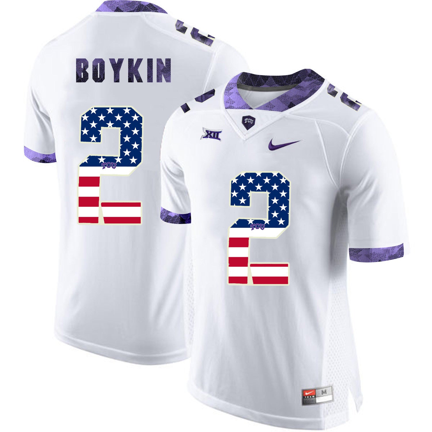 Trevone Boykin TCU Horned Frogs white jersey