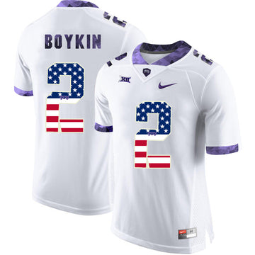 Trevone Boykin TCU Horned Frogs white jersey