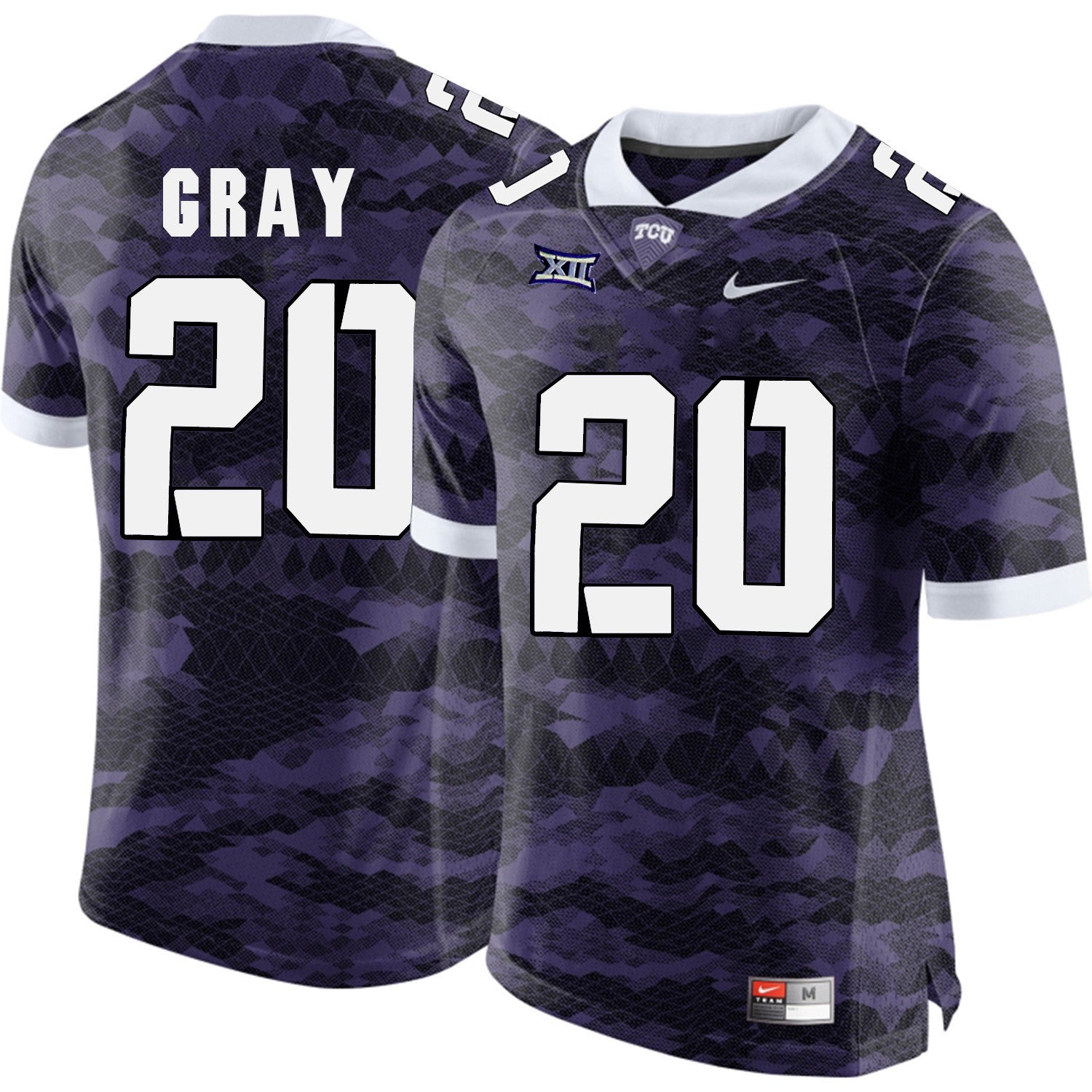Deante Gray TCU Horned Frogs purple Limited jersey