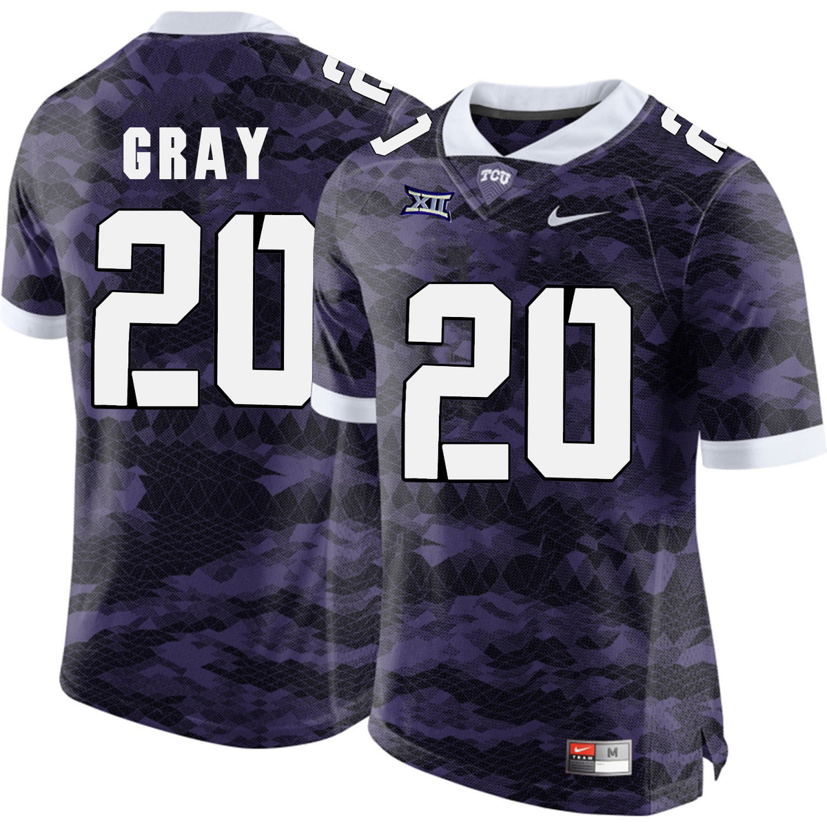 Deante Gray TCU Horned Frogs purple Limited jersey