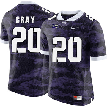 Deante Gray TCU Horned Frogs purple Limited jersey