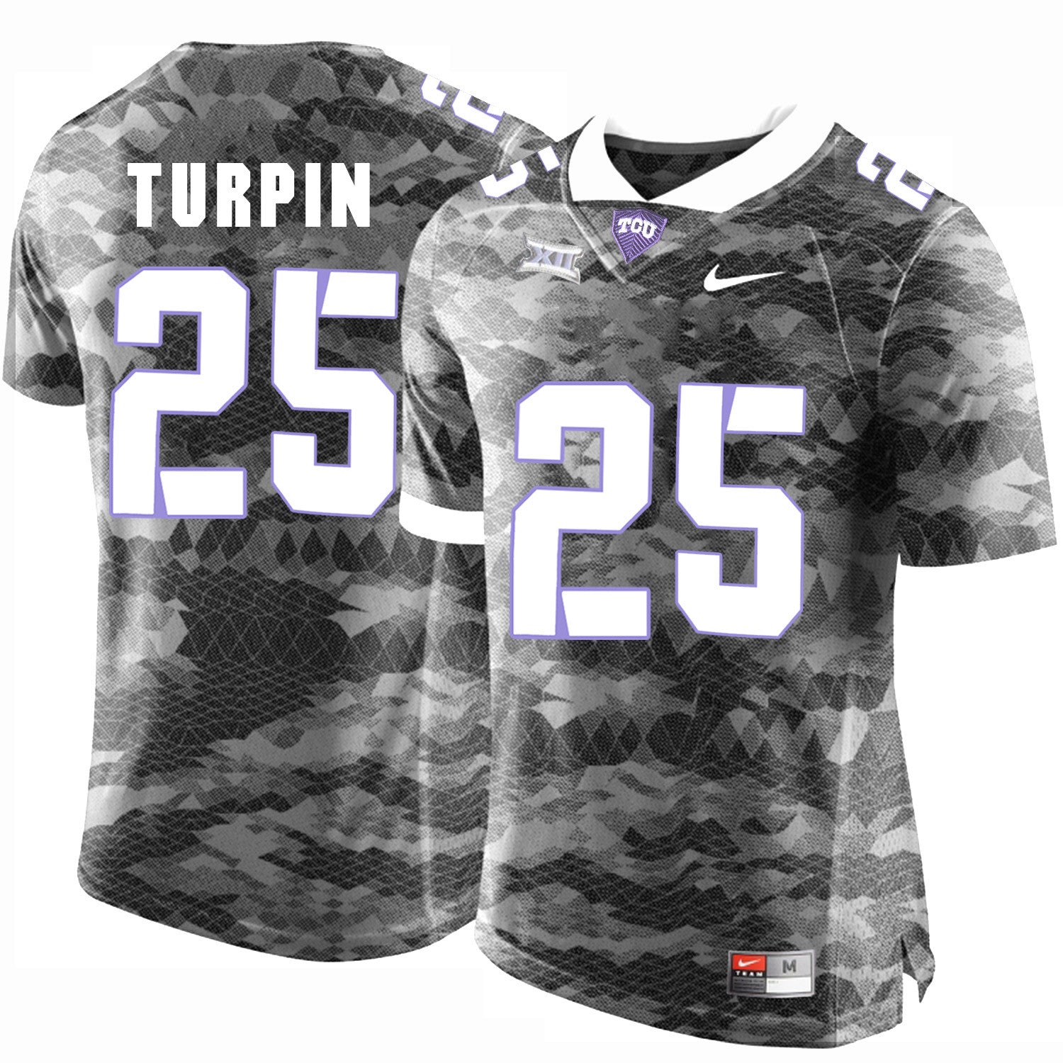 KaVontae Turpin TCU Horned Frogs gray jersey