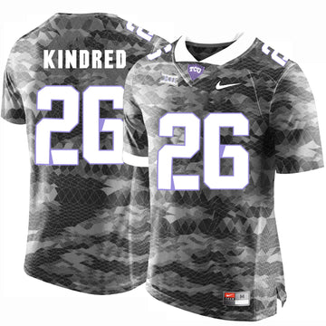 Derrick Kindred TCU Horned Frogs gray Limited jersey