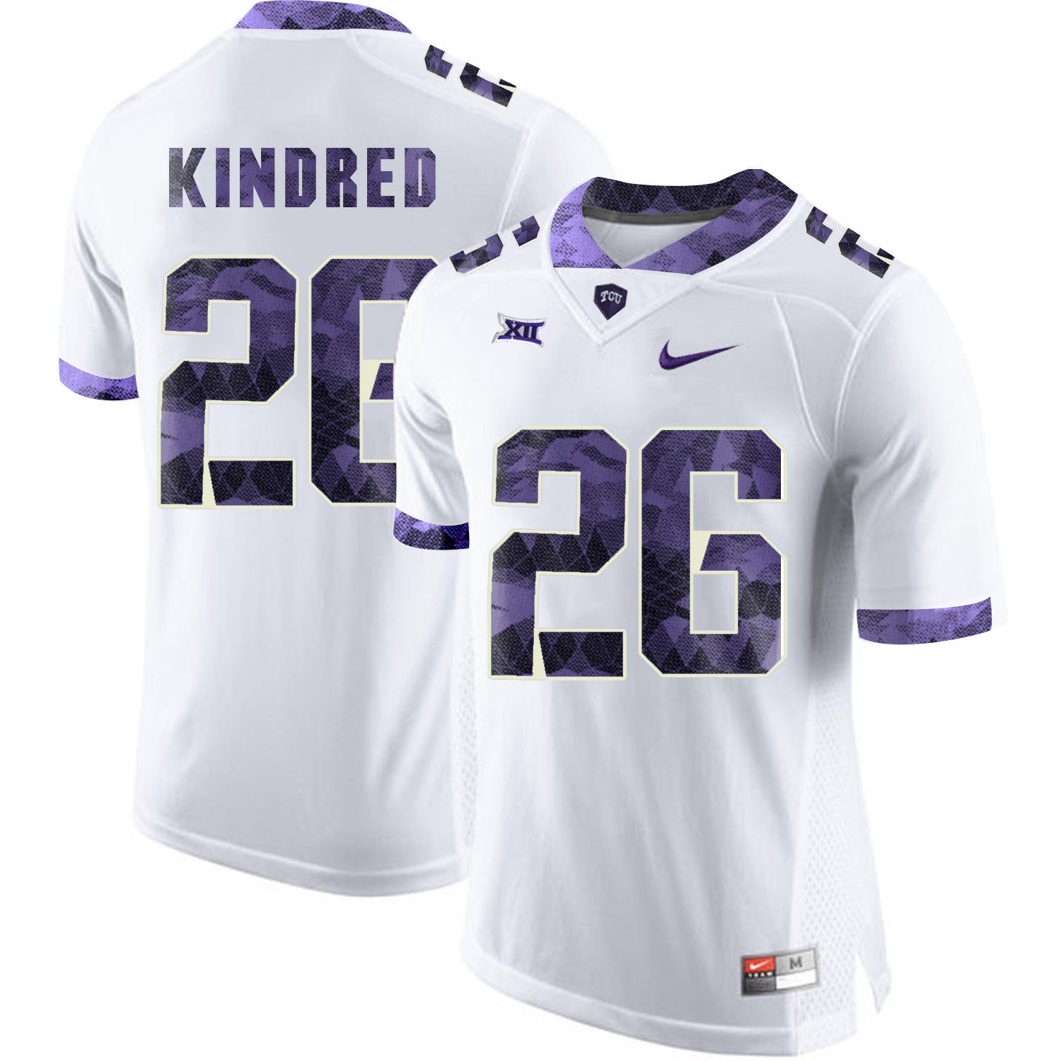 Derrick Kindred TCU Horned Frogs white Limited jersey