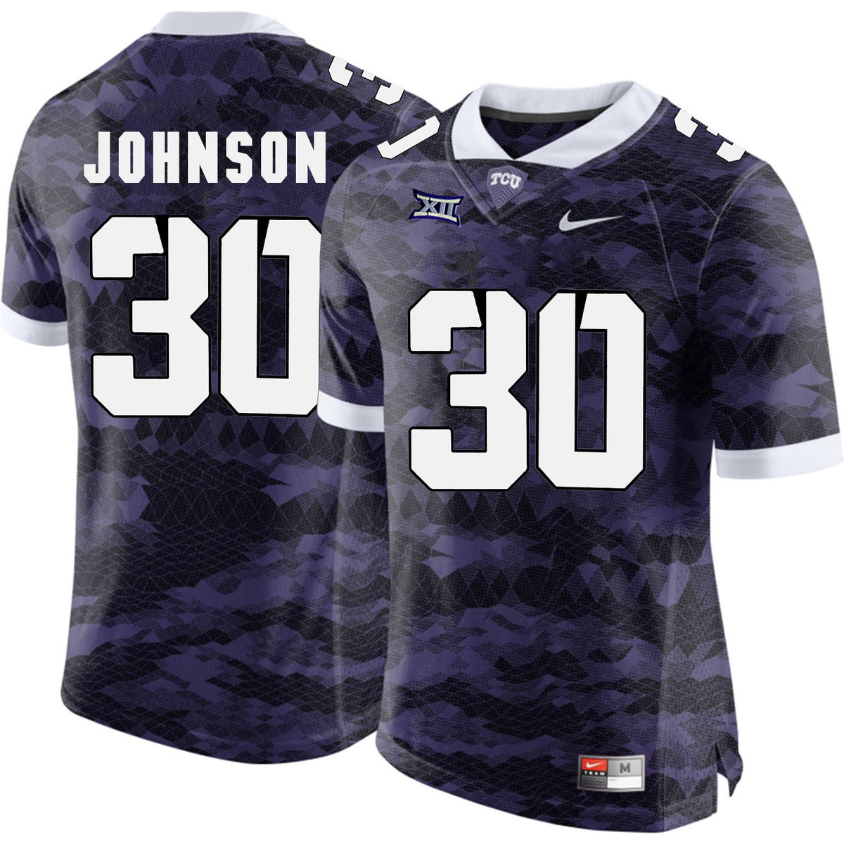Denzel Johnson TCU Horned Frogs purple Limited jersey