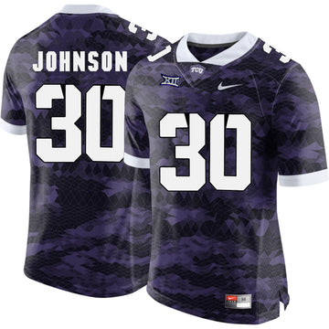 Denzel Johnson TCU Horned Frogs purple Limited jersey