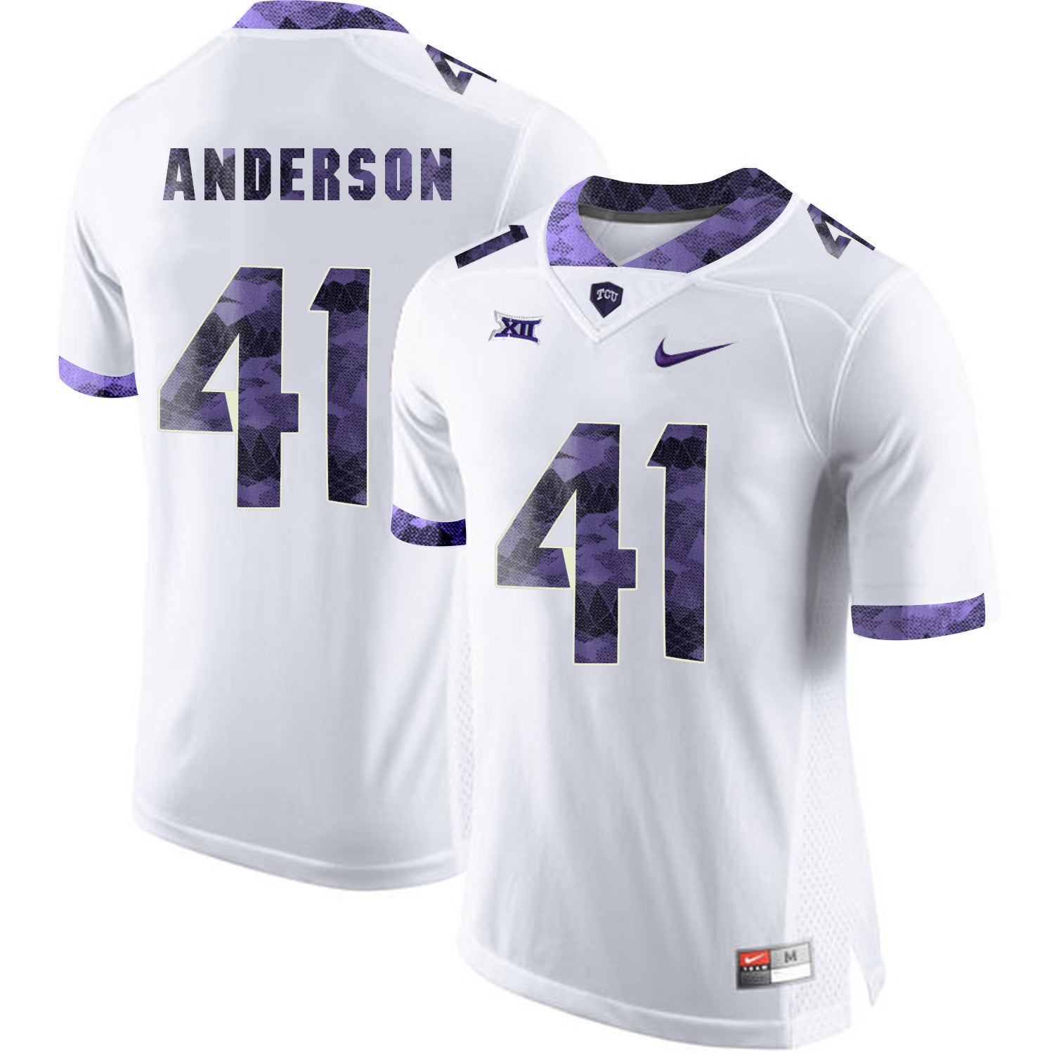 Jonathan Anderson TCU Horned Frogs white Limited jersey