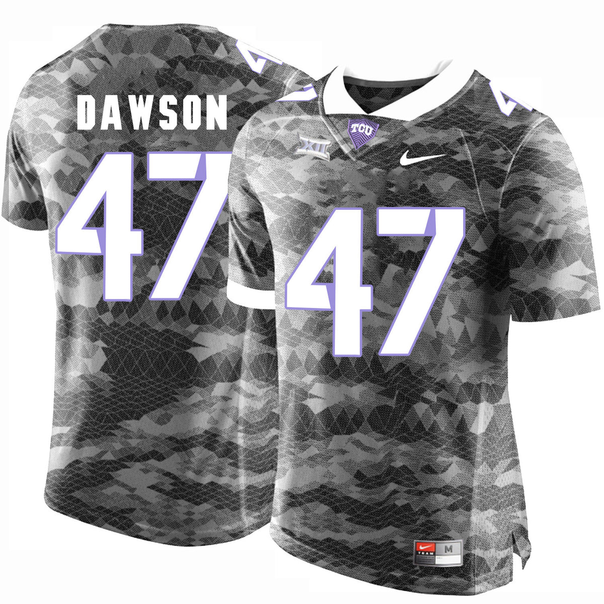 P.J. Dawson TCU Horned Frogs gray Limited jersey