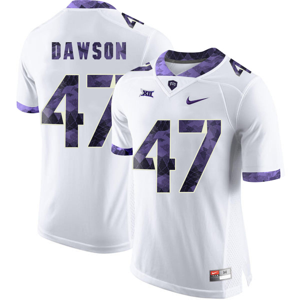 P.J. Dawson TCU Horned Frogs white Limited jersey