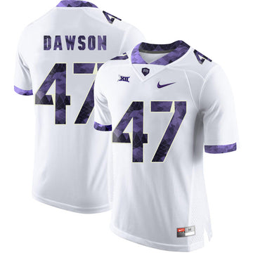 P.J. Dawson TCU Horned Frogs white Limited jersey