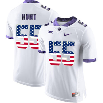 Joey Hunt TCU Horned Frogs white jersey