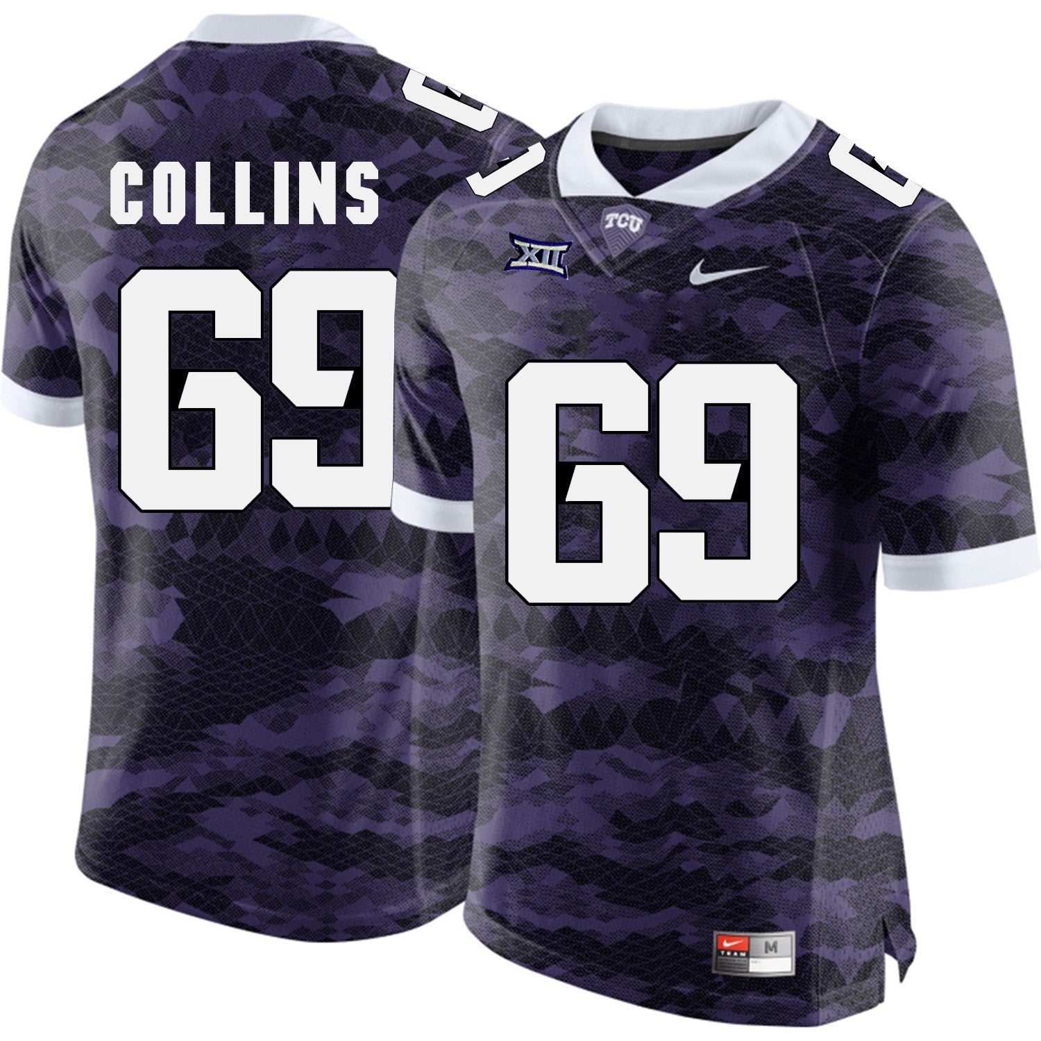 Aviante Collins TCU Horned Frogs purple Limited jersey