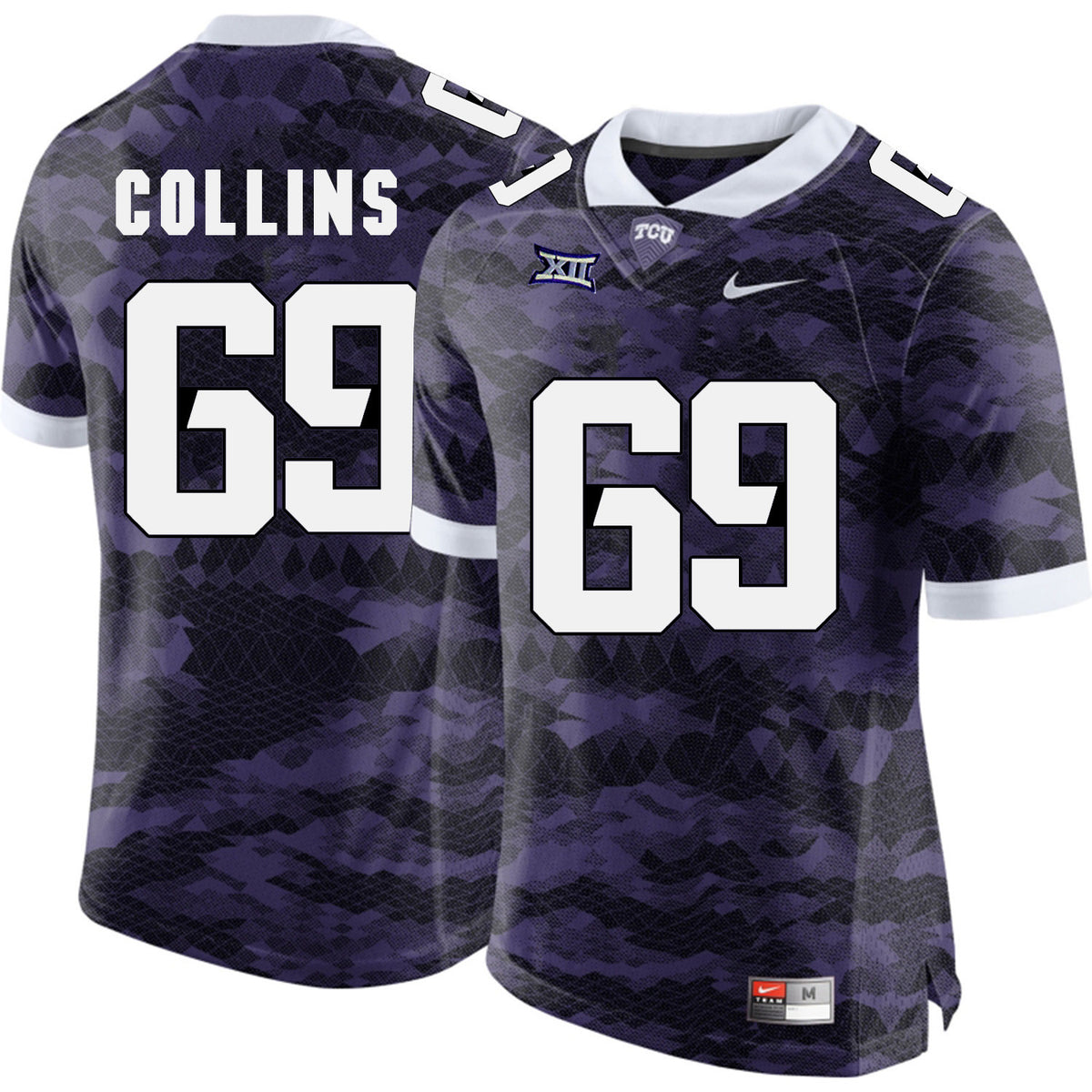Aviante Collins TCU Horned Frogs purple Limited jersey