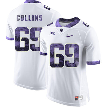 Aviante Collins TCU Horned Frogs white Limited jersey