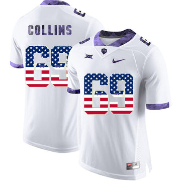 Aviante Collins TCU Horned Frogs white jersey