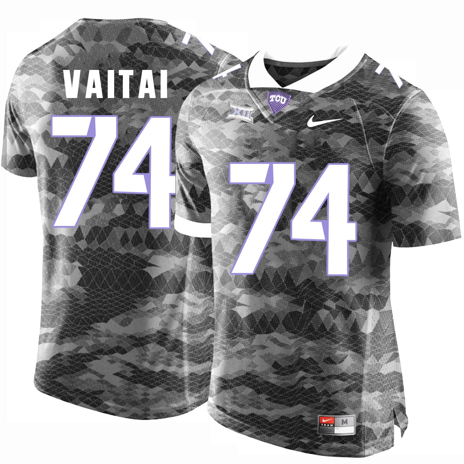 Halapoulivaati Vaitai TCU Horned Frogs gray Limited jersey