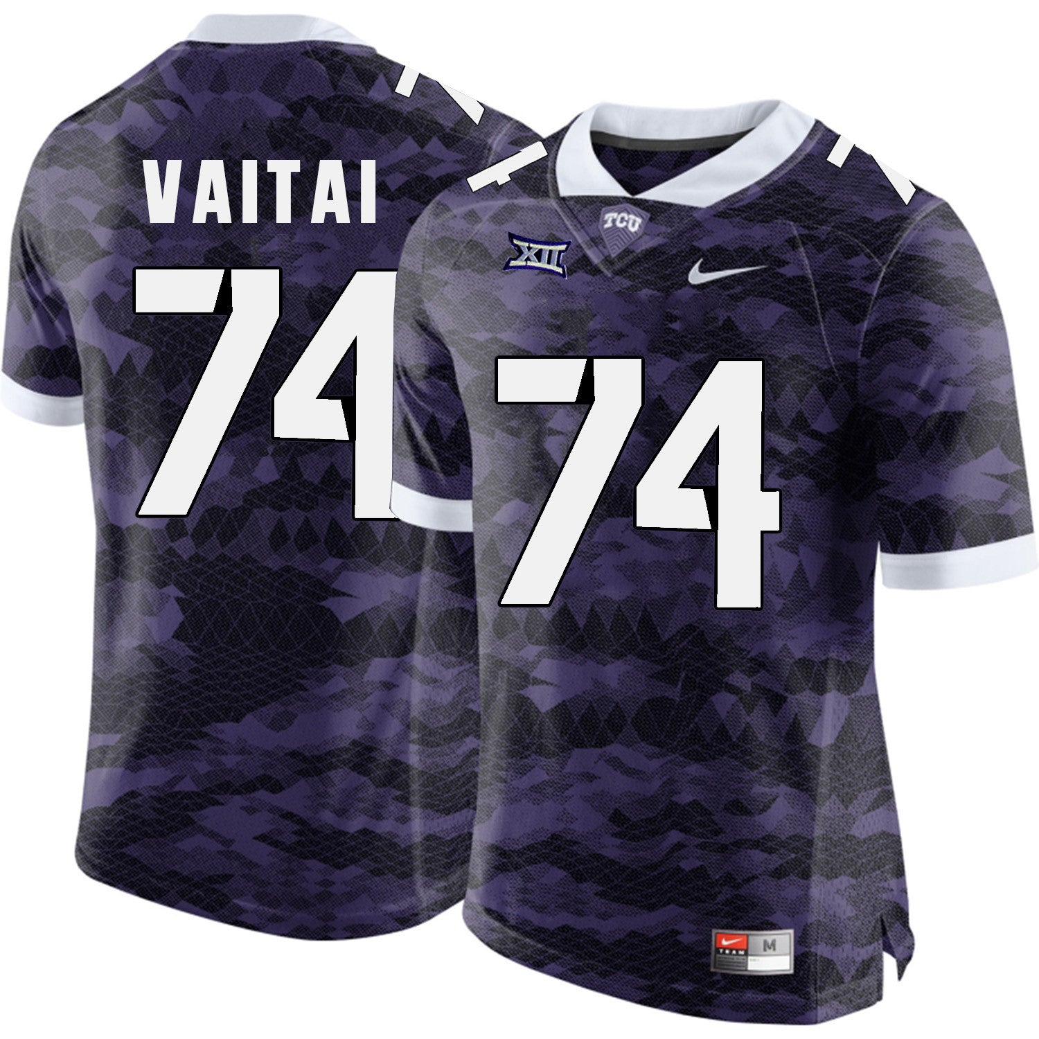 Halapoulivaati Vaitai TCU Horned Frogs purple Limited jersey