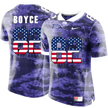 Josh Boyce TCU Horned Frogs purple jersey