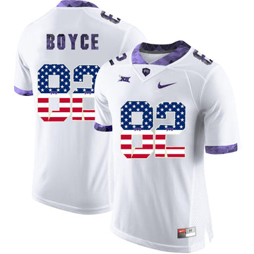 Josh Boyce TCU Horned Frogs white jersey