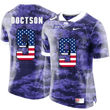 Josh Doctson TCU Horned Frogs purple jersey